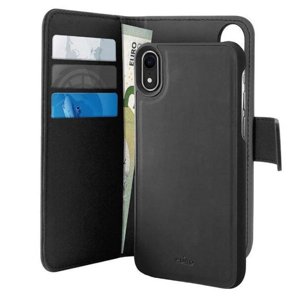 Funda Puro magnética 2 en 1 para Apple iPhone XR negra - Imagen 3