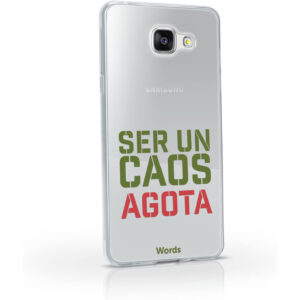 Carcasa transparente Words WOCT055 para Samsung Galaxy A5 (2017).