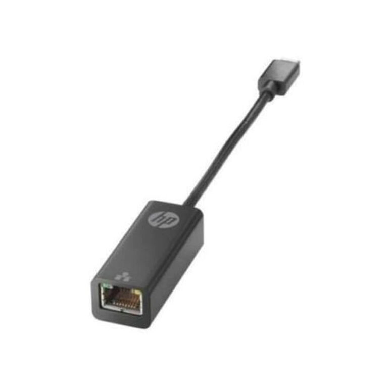 Adaptador HP 855307-001 USB-C a RJ-45 - Negro.