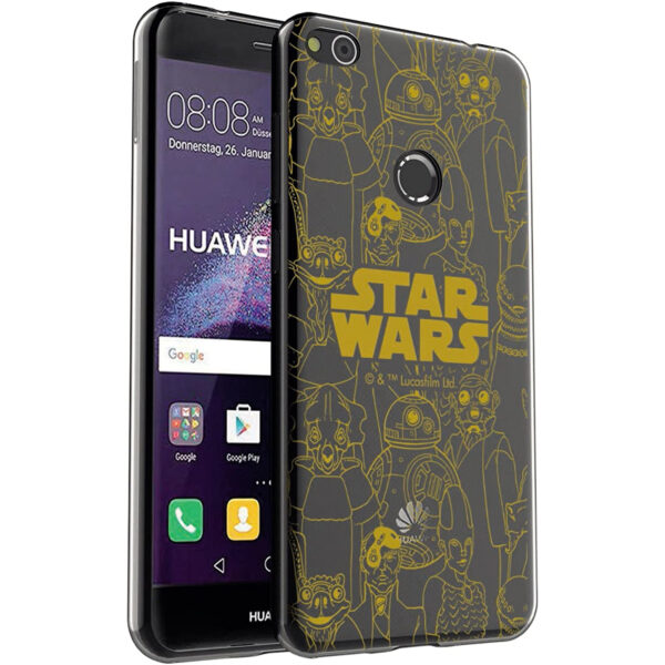 Carcasa Disney StarWars BB8 transparente para Huawei P8 Lite 2017