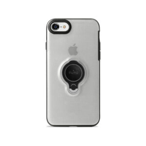 Carcasa PURO para iPhone 7, 8 Magnet Ring Transparente.