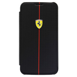 Funda Oficial Ferrari CARBON para Samsung Galaxy S5 negro.