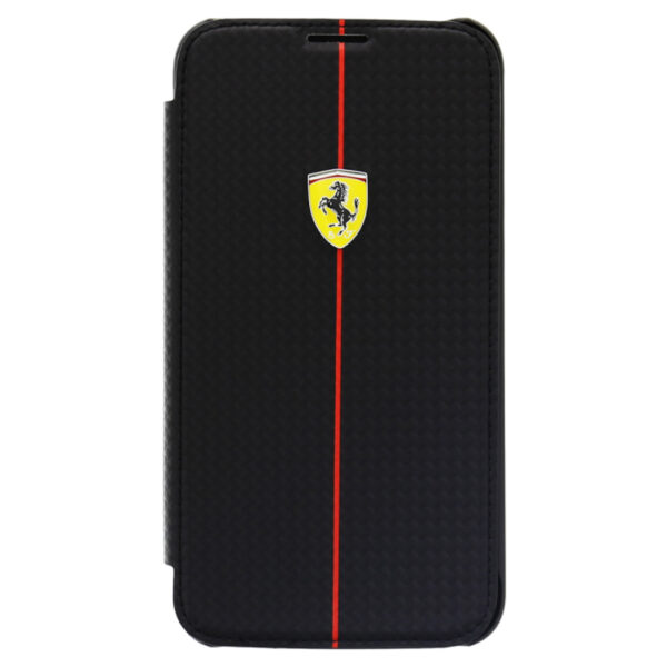 Funda Oficial Ferrari CARBON para Samsung Galaxy S5 negro.