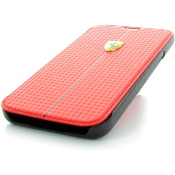 Funda Oficial Ferrari CARBON para Samsung Galaxy S5 rojo. - Imagen 3