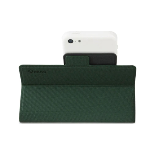 Funda Folio universal Muvit compatible con 4'' con función soporte verde. - Imagen 3