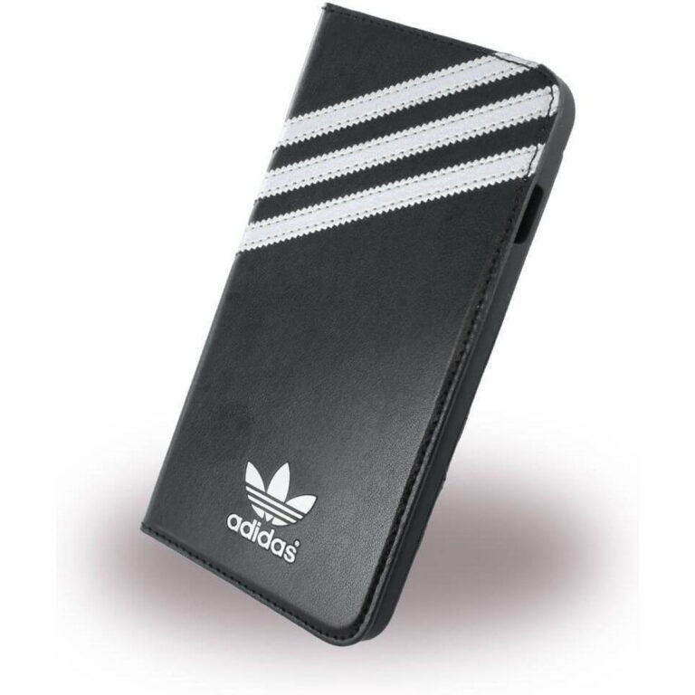 Funda Adidas para Apple Iphone 6 plus/6s plus Booklet Negra/blanca