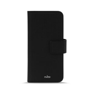 Funda Puro wallet para Apple iPhone XS/X + carcasa extraíble negra