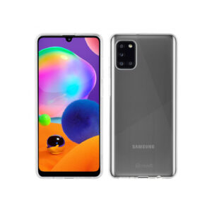 Carcasa Muvit for change para Samsung Galaxy A31 recycletek transparente.