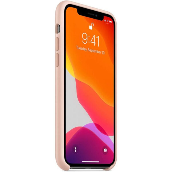 Funda Original Apple Silicona para Apple iPhone 11 PRO rosa arena (NUEVA) - Imagen 3