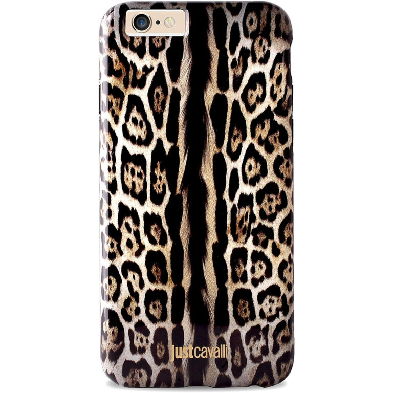 Carcasa Puro JUST CAVALLI Leopard para Apple iPhone 6 / 6s.