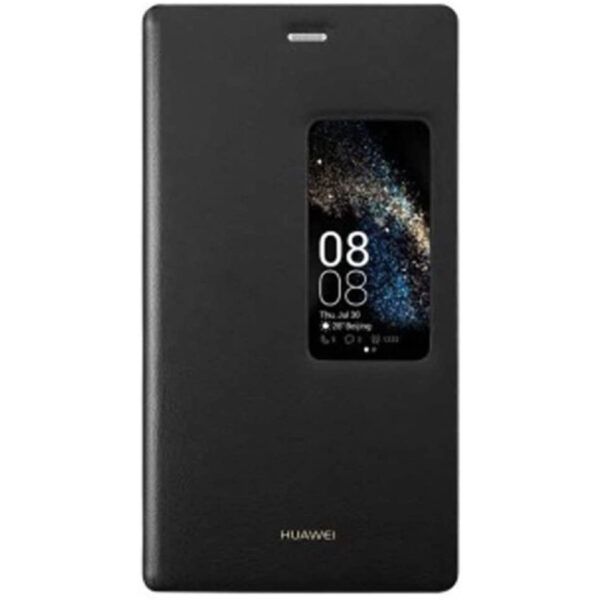 Funda Original Huawei Para Huawei P8 tapa con ventana color negro - Imagen 3