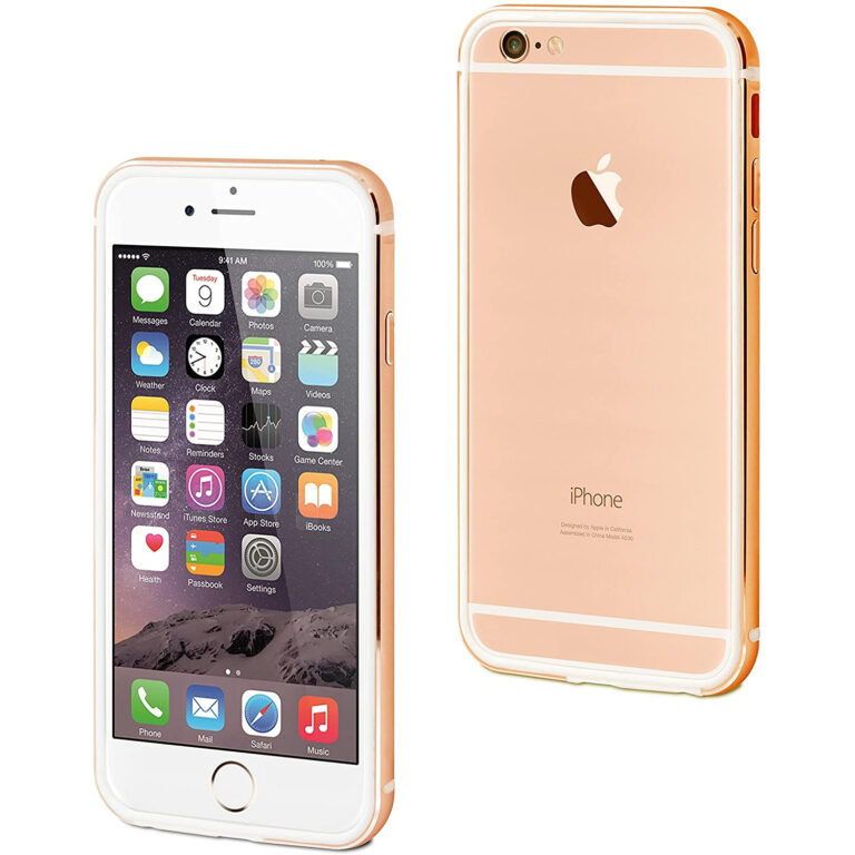 Carcasa Muvit Tipo Bumper para Apple iPhone 7/8 color rosa oro