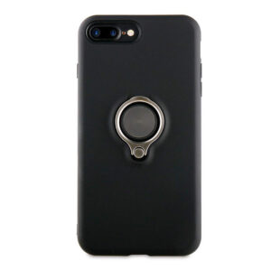 Carcasa Muvit Ring Magnética Negra para Apple iPhone 8 Plus/7 Plus.