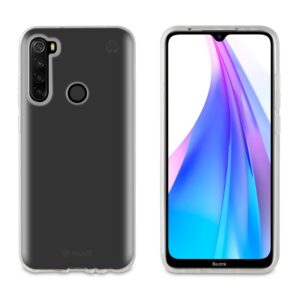 Funda Muvit for change para Xiaomi Note 8T recycletek transparente.