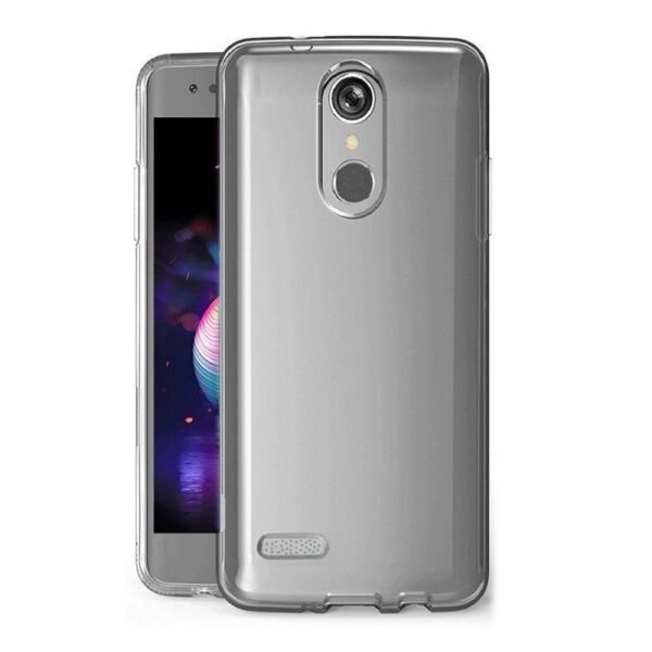 Pack Muvit Lg k30 Funda Cristal Soft transparente + Protector de pantalla vidrio