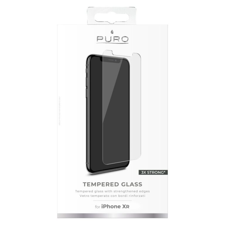 Protector de pantalla Puro para Apple iPhone XR vidrio templado.