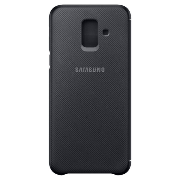Funda original Samsung Wallet Cover para Samsung Galaxy A6 Billetera Negra - Imagen 2