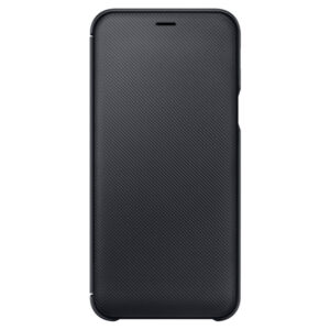 Funda original Samsung Wallet Cover para Samsung Galaxy A6 Billetera Negra