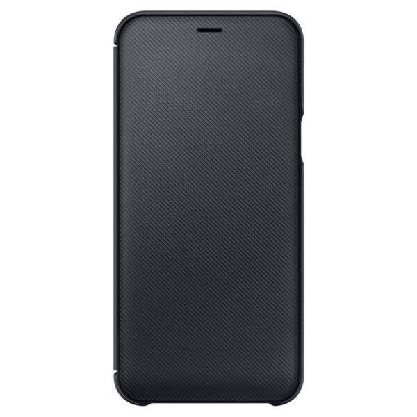 Funda original Samsung Wallet Cover para Samsung Galaxy A6 Billetera Negra