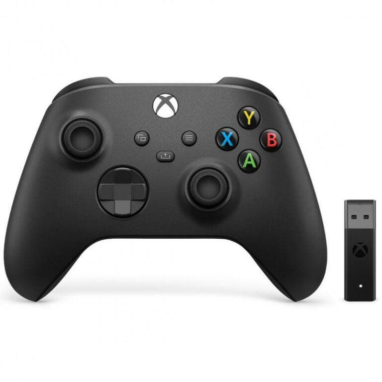 Mando Microsoft Inalámbrico Xbox Series/One/PC + Adaptador Inalámbrico W10