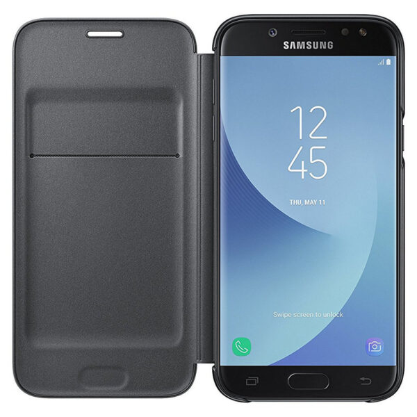 Funda original Samsung Flip Wallet para Samsung Galaxy J5 2017 color negro - Imagen 3