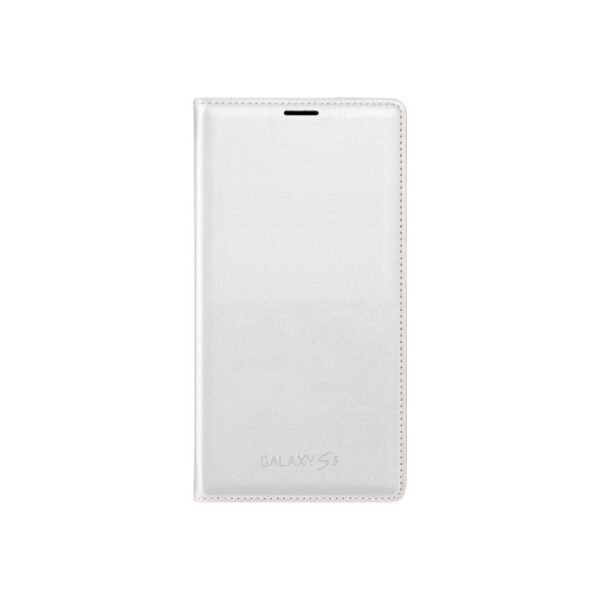 Funda original Samsung Flip Wallet para Samsung Galaxy S5 color blanco
