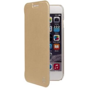 Funda Folio Muvit parte trasera transparente para Apple iPhone 8+/7+/6S+/6+ rosa oro