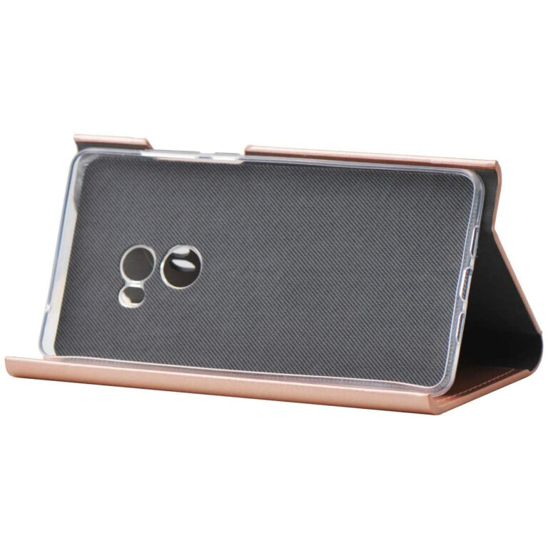 Funda Muvit Folio Xiaomi Mi Mix 2 función soporte + tarjetero oro rosa