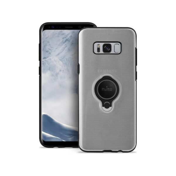 Carcasa Puro Ring Magnética para Samsung Galaxy S8 Plus transparente. - Imagen 2