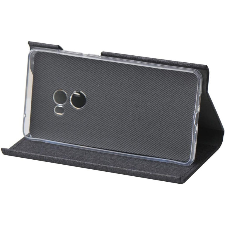 Funda Muvit Folio Xiaomi Mi Mix 2 función soporte + tarjetero gris.