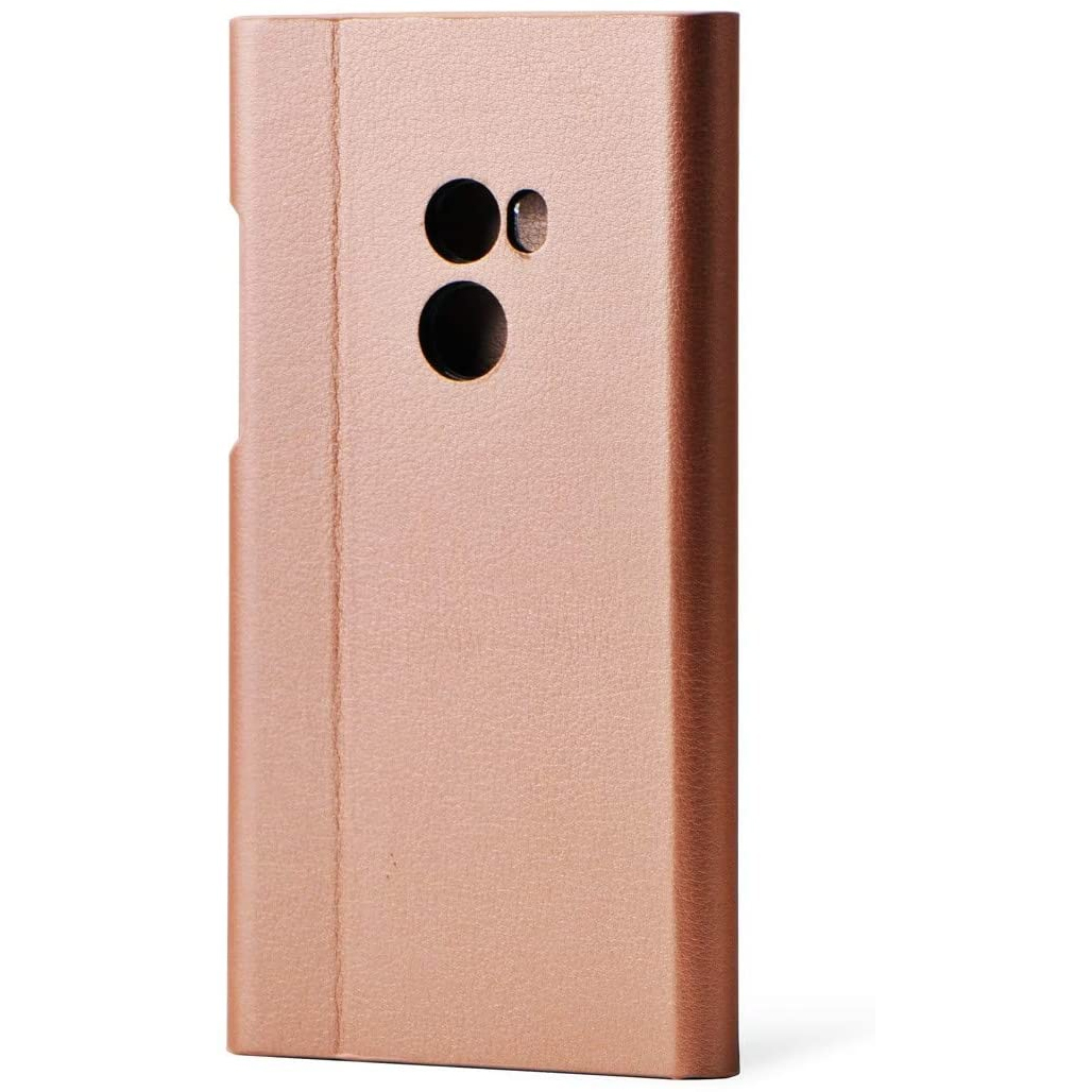Funda Muvit Folio Xiaomi Mi Mix 2 función soporte + tarjetero oro rosa - Imagen 3