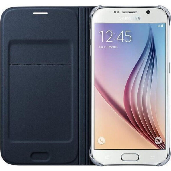 Funda original Samsung Flip Wallet para Samsung Galaxy S6 negro - Imagen 2