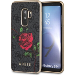 Carcasa trasera de silicona Guess Flower Desire para Samsung Galaxy S9 Plus