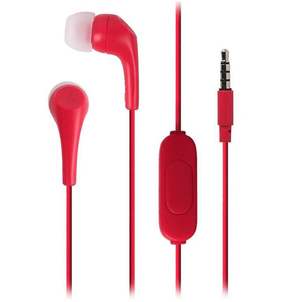 Auriculares Motorola Earbuds 2 color rojo. - Imagen 3