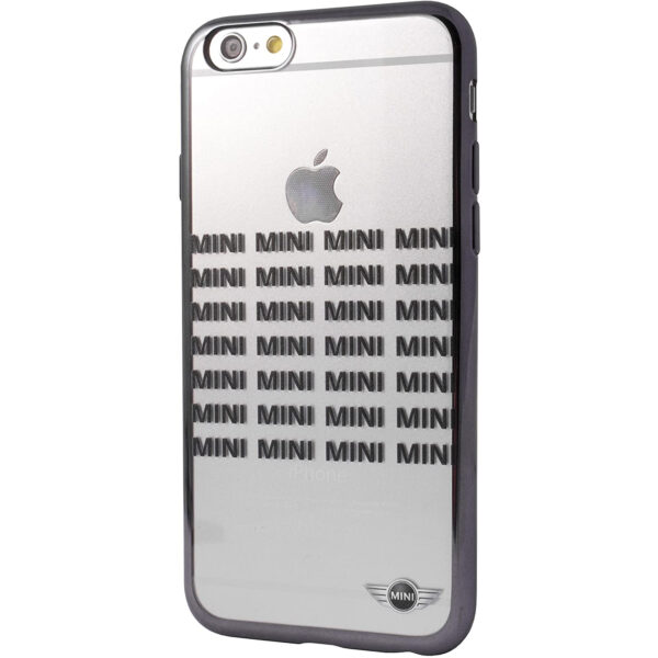 Funda original Mini Cooper para Apple iPhone 6 Plus/6S Plus Negro y Transparente