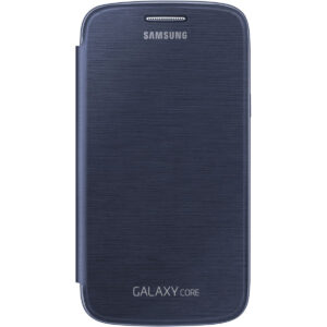 Funda original Samsung Flip Cover para Samsung Galaxy Core azul (NUEVO)