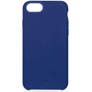 Funda Puro silicona con microfibra para Apple iPhone 6/6S/7/8 icon azul