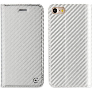 Funda Muvit Folio para Apple iPhone 8/7 función soporte y tarjetero plata.