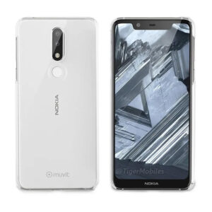 Carcasa Muvit Cristal Case para Nokia 7.1 (2018) transparente.