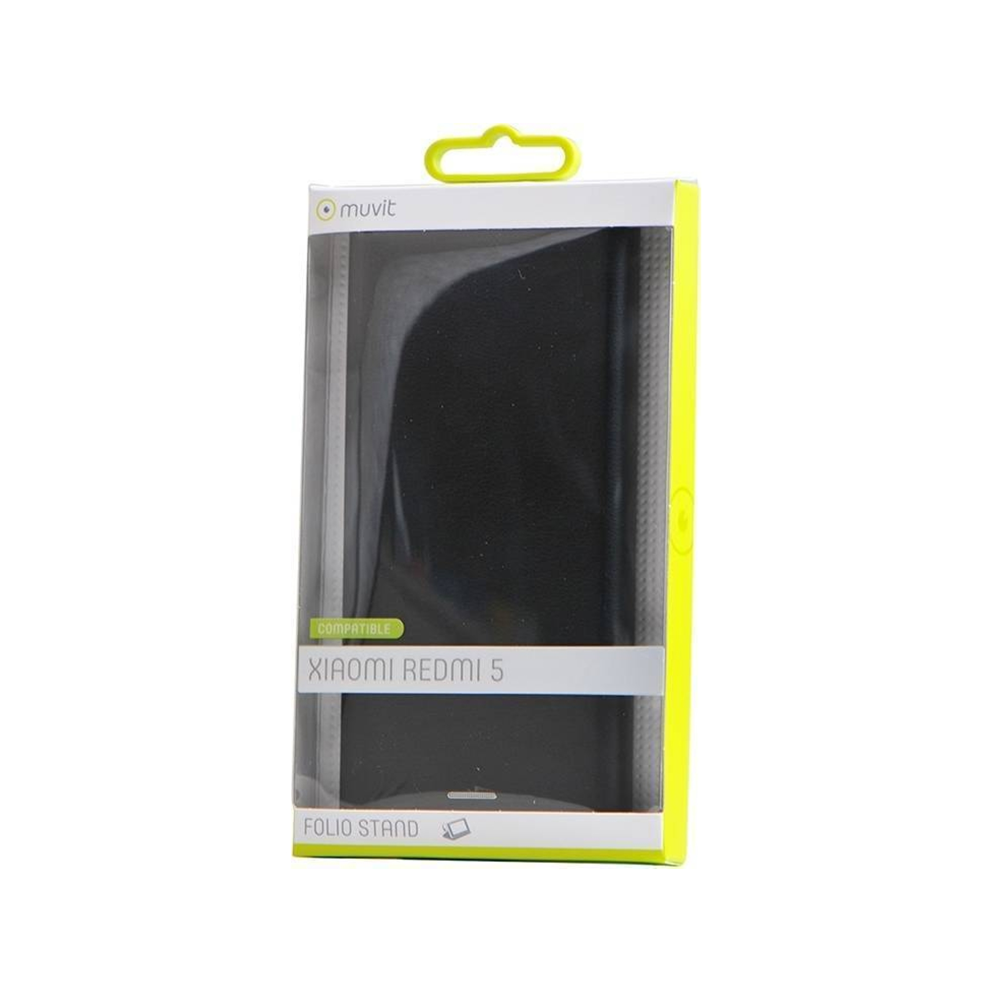 Funda Muvit Folio Xiaomi Redmi 5 función soporte + tarjetero negra - Imagen 5