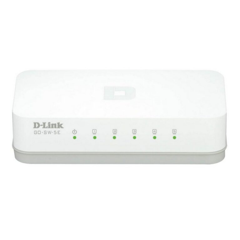 Switch D-Link GO-SW-5E Plástico 5 Puertos 10/100 Mbps Usado *Sin emb.original*