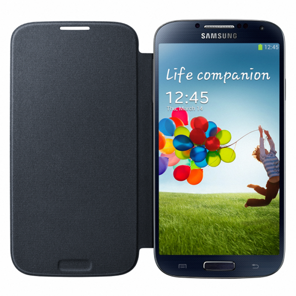 Funda original Samsung Flip Wallet para Samsung Galaxy S4 color negro - Imagen 2