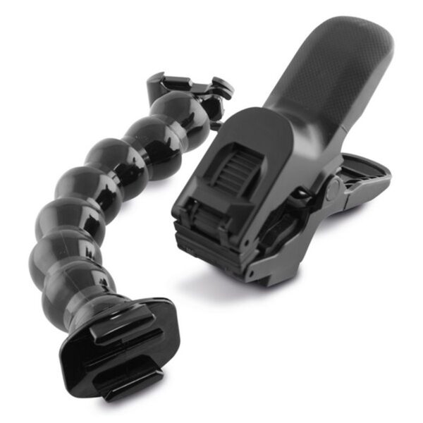 Soporte Flexible con Pinza para Cámara Deportiva KSIX Negro