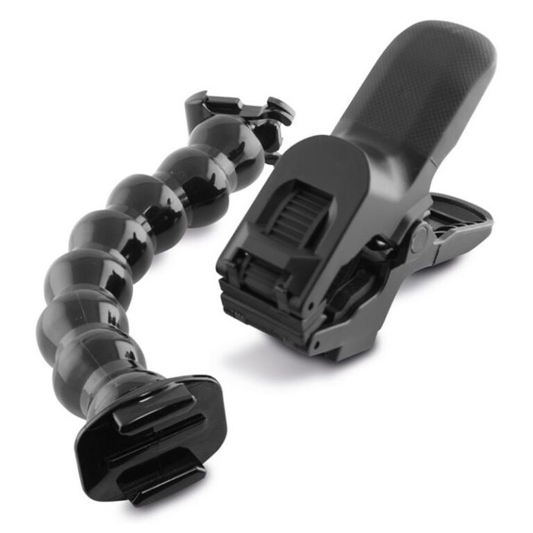 Soporte Flexible con Pinza para Cámara Deportiva KSIX Negro
