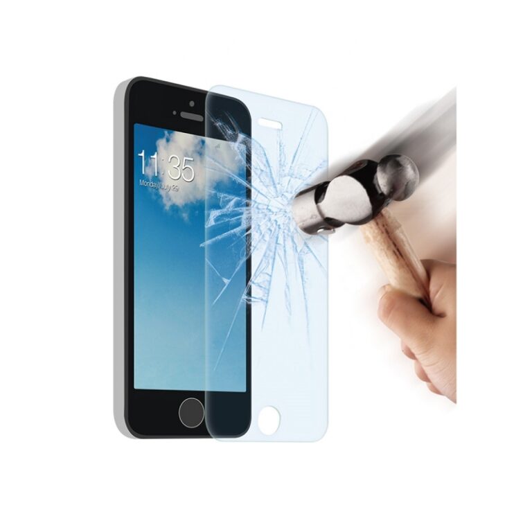 Protector de pantalla Muvit para Apple iPhone SE/5C/5S/5 vidrio templado plano.