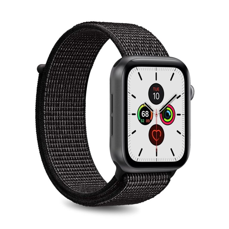 Correa para Apple Watch Puro AW44SPORTBLK 42/44mm sport nylon negro