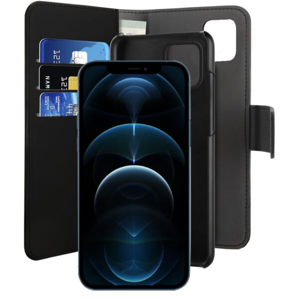 Funda Puro Piel Eco Apple iPhone 12 Pro Max+carcasa extraíble magnética (NUEVA) - Imagen 2