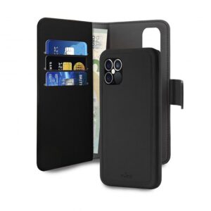 Funda Puro Piel Eco Apple iPhone 12 Pro Max+carcasa extraíble magnética (NUEVA)