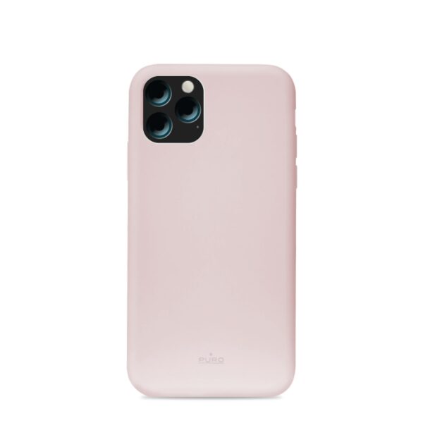 Funda Puro silicona con microfibra para Apple iPhone 11 Pro rosa - Imagen 2