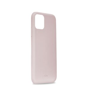Funda Puro silicona con microfibra para Apple iPhone 11 Pro rosa